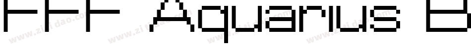 FFF Aquarius Bold Condensed字体转换